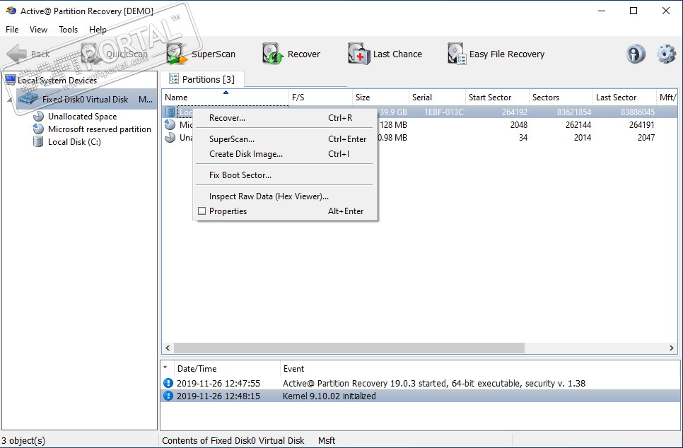 Active Partition Recovery 21.0.3