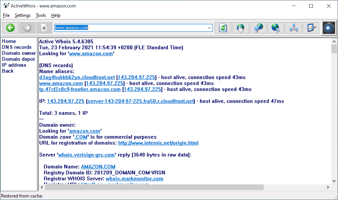 Active Whois Browser 5.4