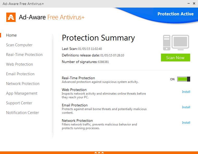 Adaware Free Antivirus 12.10.176.0