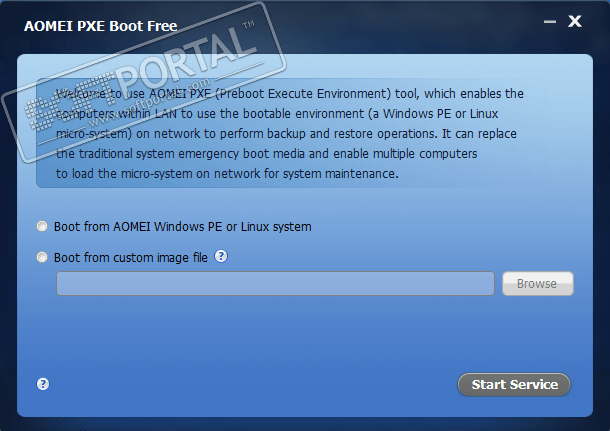 AOMEI PXE Boot 1.5