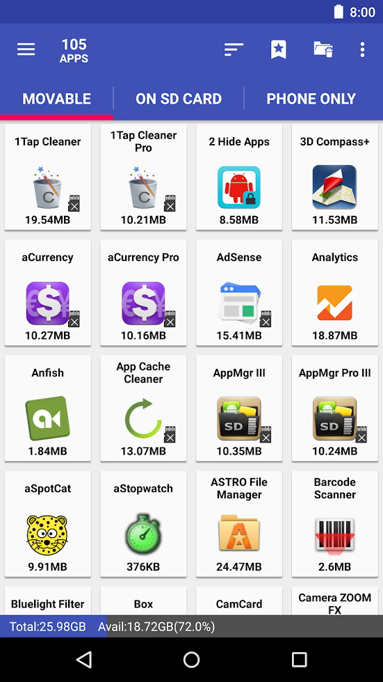 AppMgr III (App 2 SD) 5.35