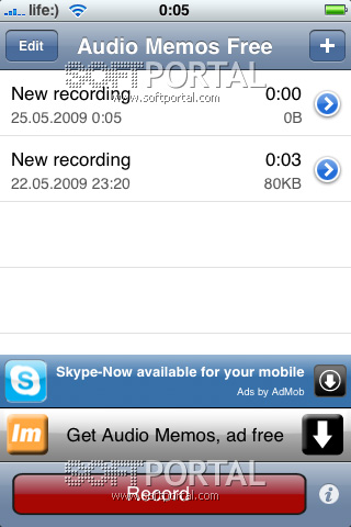 Audio Memos Free - The Voice Recorder 5.0.7 for iPhone, iPad, iPod
