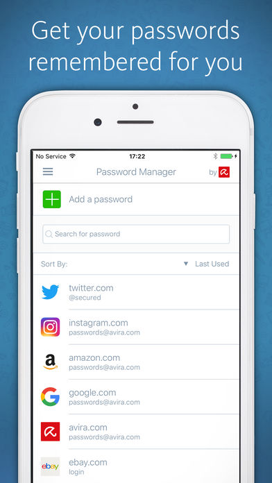 Avira Password Manager 2.28.0 for iPhone, iPad