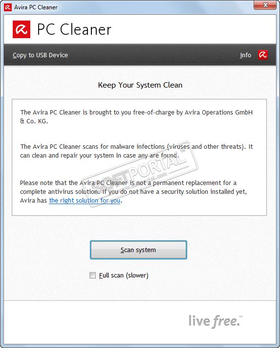 Avira PC Cleaner 3.0.0.125