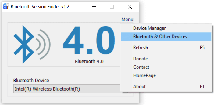 Bluetooth Version Finder 1.2.0.0