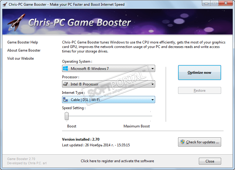 Chris-PC Game Booster 6.02.02