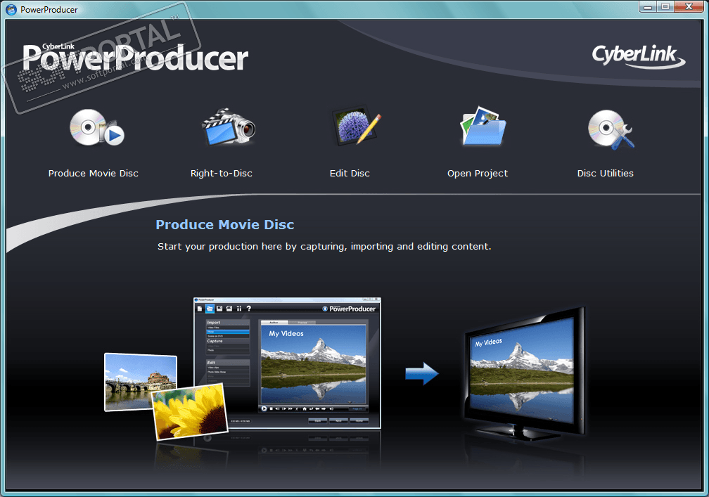 CyberLink PowerProducer 6.0.1123.1