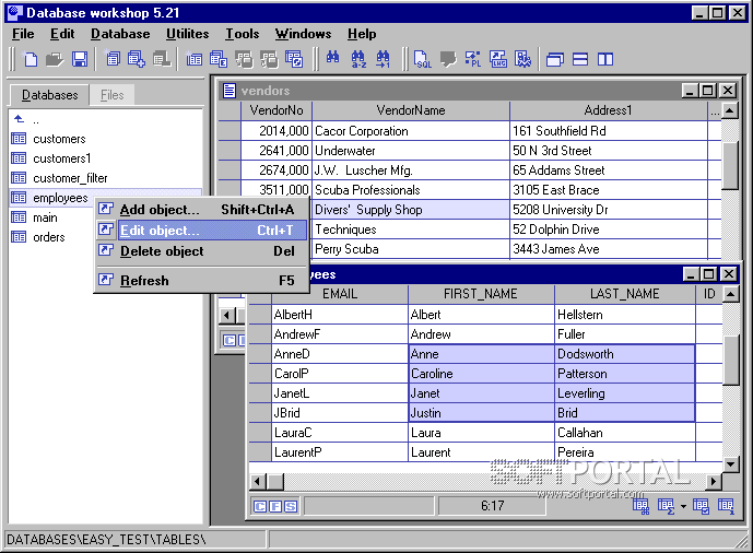 Database Workshop 5.56