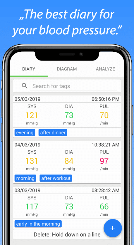 Blood pressure Diary 1.4.2