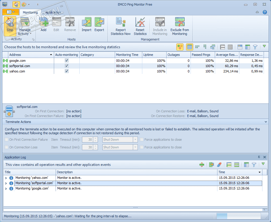 EMCO Ping Monitor 8.0.12