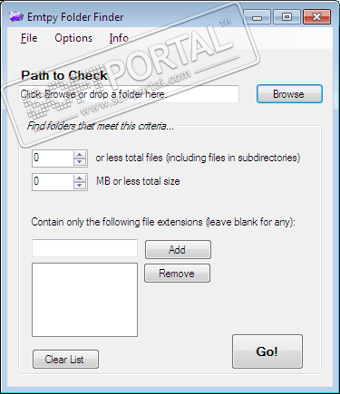 Empty Folder Finder 1.3.1