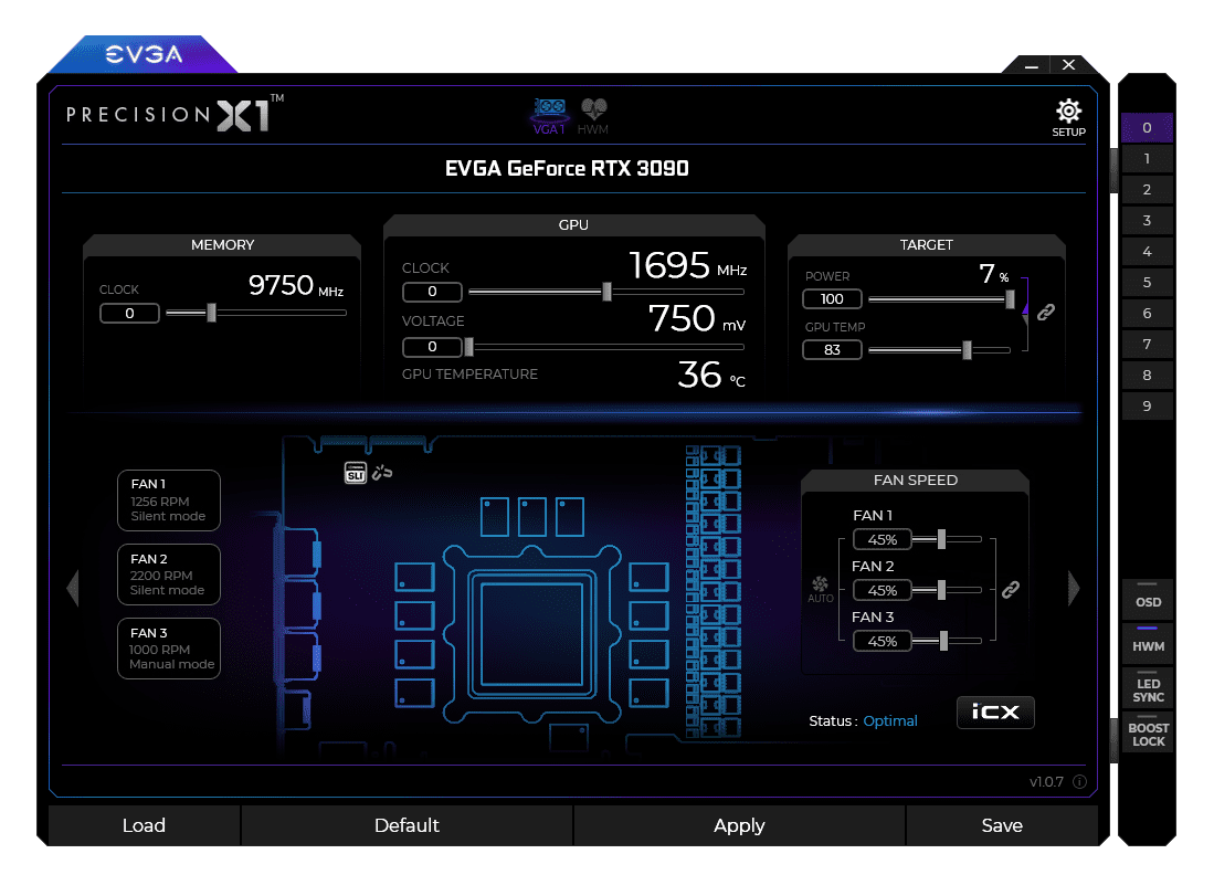 EVGA Precision X1 1.3.1.0