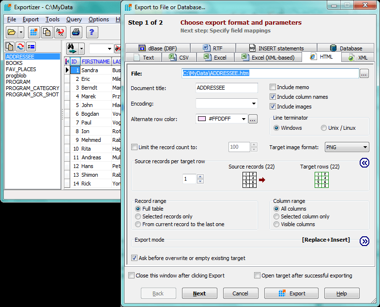 Exportizer 8.3.8