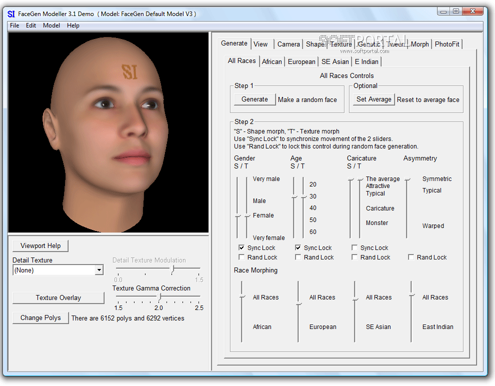 FaceGen Modeller 3.5.2