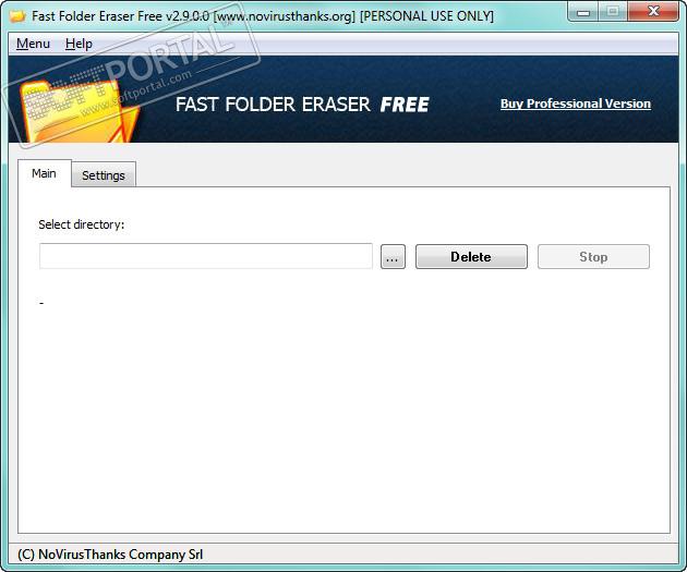 Fast Folder Eraser 3.8