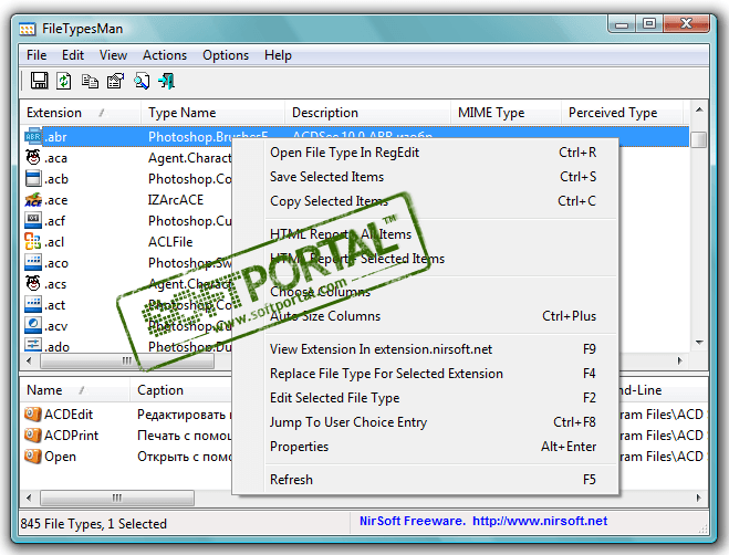 FileTypesMan 1.86