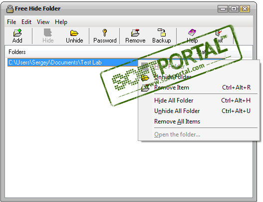 Free Hide Folder 3.5