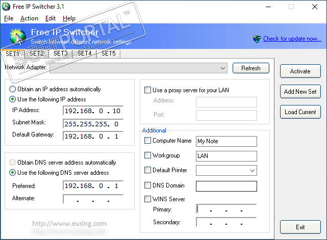 Free IP Switcher 3.1