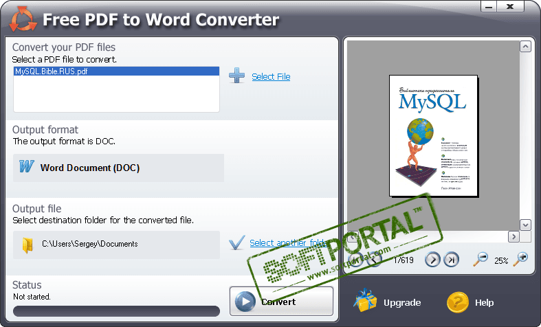 Free PDF to Word Converter 3.2.12