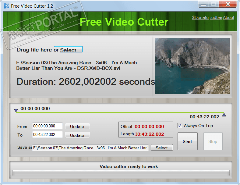 Free Video Cutter 1.2