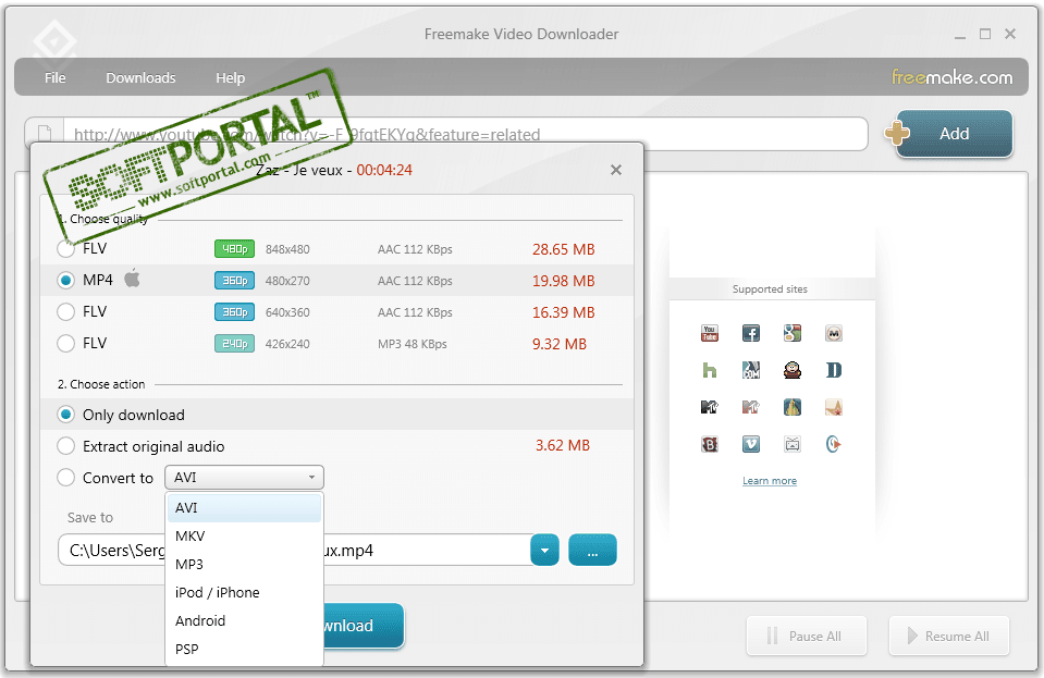 Freemake Video Downloader 4.1.12