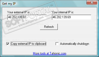 Get my IP 1.1.0.0