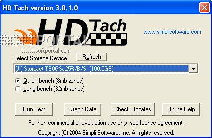 HD Tach 3.0.4.0