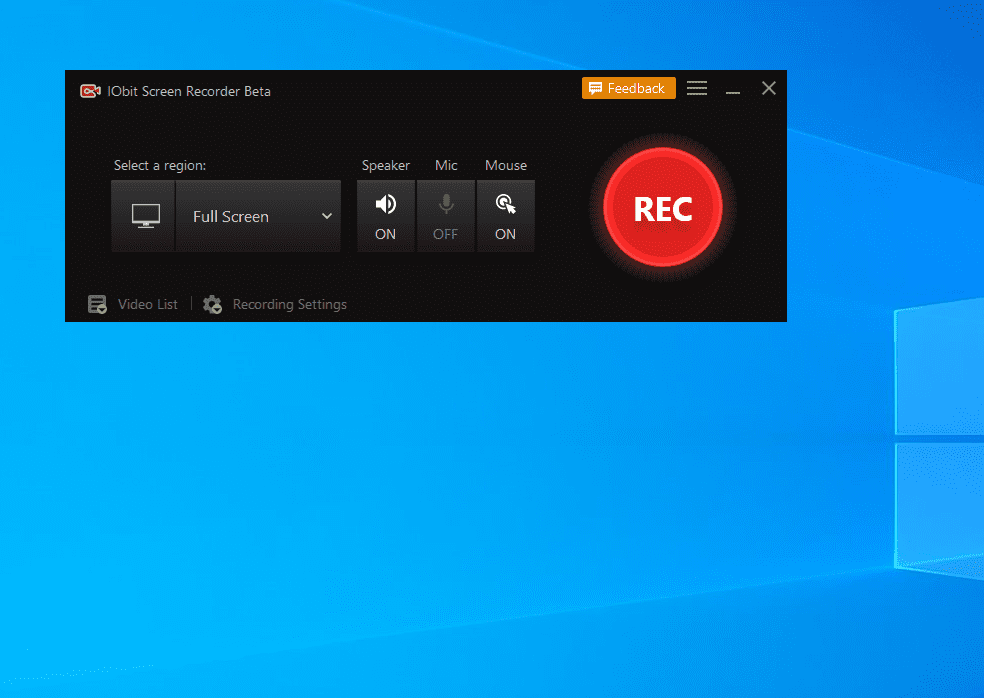 IObit Screen Recorder 1.0.0.99