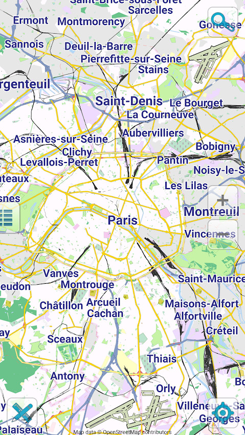 Map of Paris offline 4.4