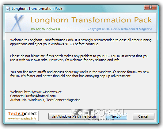 Longhorn Transformation Pack 10.5