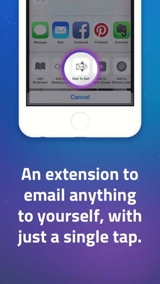 Mail to Self NCC-1657 for iPhone