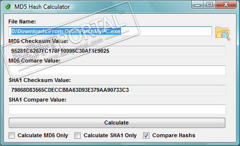 MD5 Hash Calculator 1.0.0.1