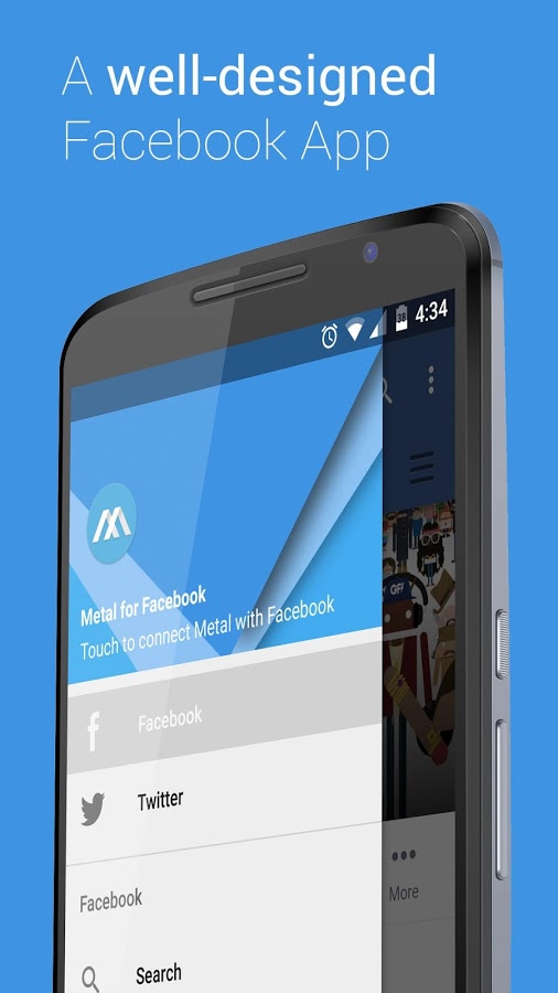 Metal for Facebook & Twitter 9.0