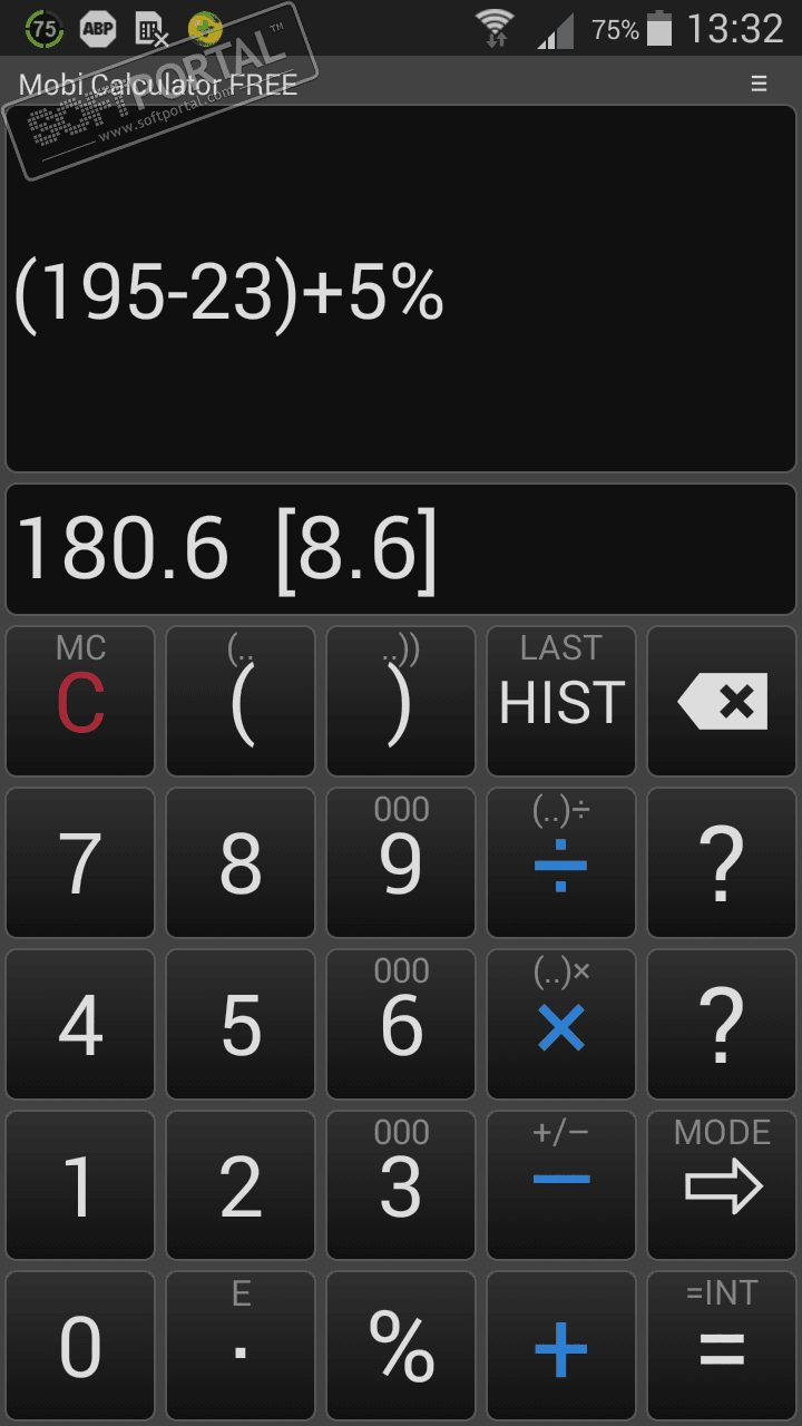 Mobi Calculator FREE 1.4.2