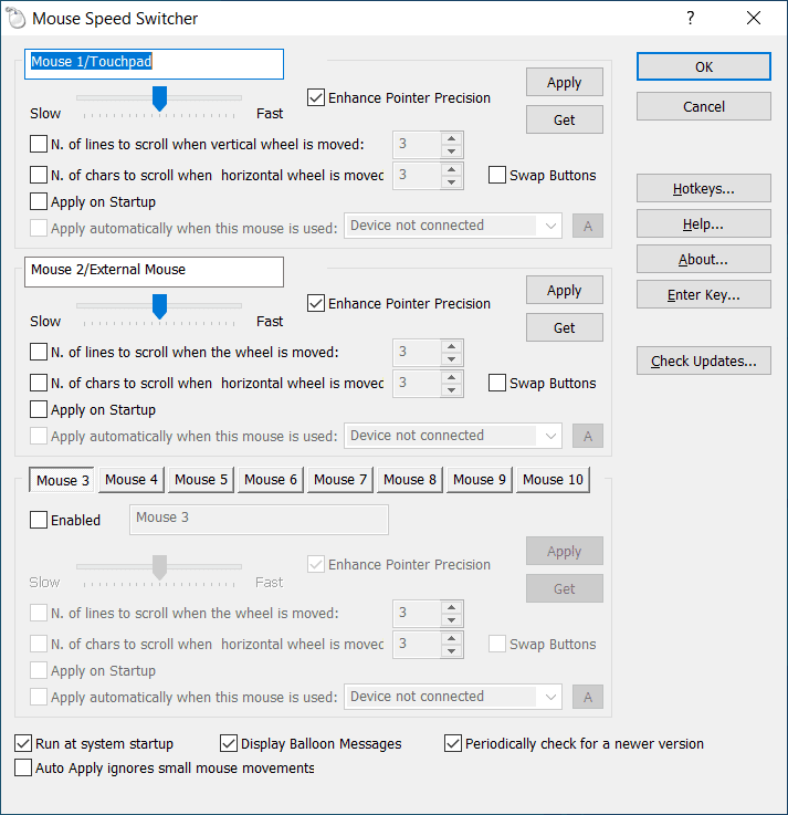 Mouse Speed Switcher 3.4.5