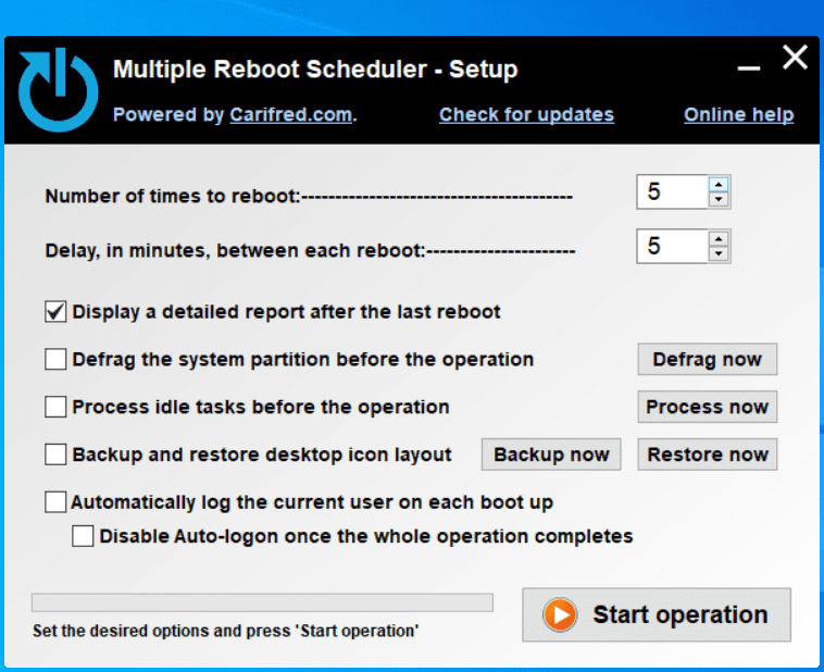 Multiple Reboot Scheduler 2.5.1.0