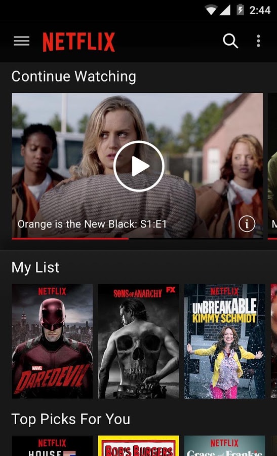 Netflix 6.15.0 build 31503