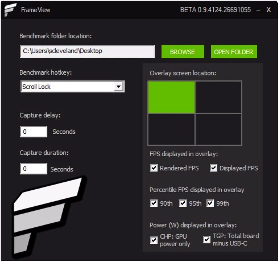 NVIDIA FrameView 1.1