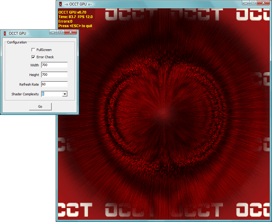 OCCT GPU 0.70