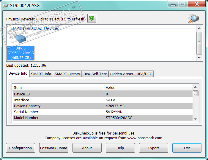 PassMark DiskCheckup 3.5.1001