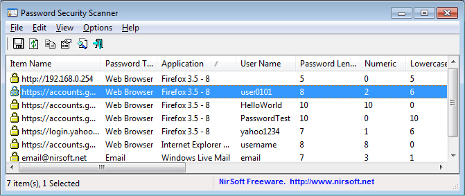 Password Security Scanner 1.61