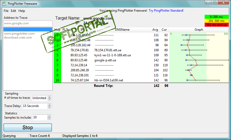 PingPlotter 5.21.1.8626