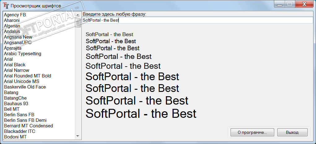 Font Viewer 1.0