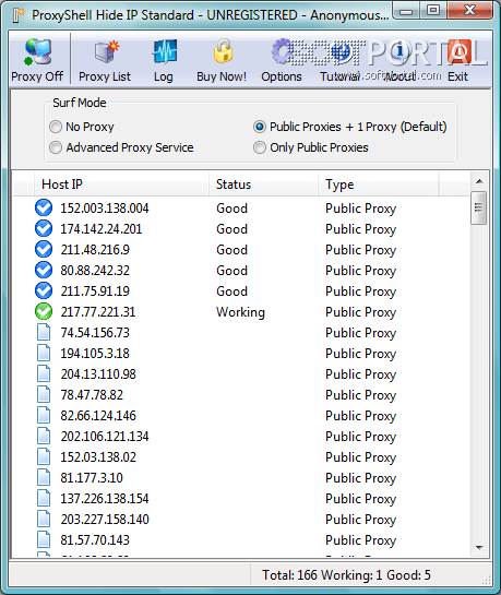 ProxyShell Hide IP 3.1.5