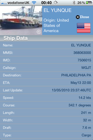 Ship Finder 9.2.2 for iPhone, iPad, iPod