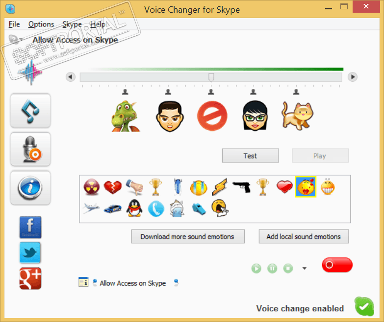 Skype Voice Changer 3.0.0.0