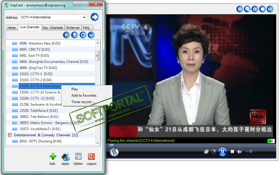 SopCast 4.2.0