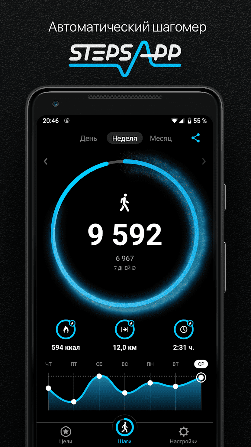 StepsApp Pedometer 3.8.9