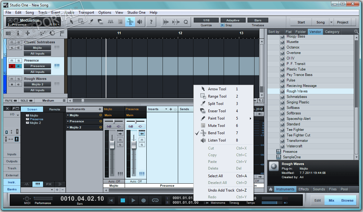 Studio One 3.0.2 build 34331