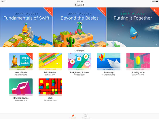 Swift Playgrounds 4.0.2 for iOS